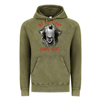 Vintage Olive It Movie Pennywise We All Float Down Here Vintage Hoodie - minhPixels