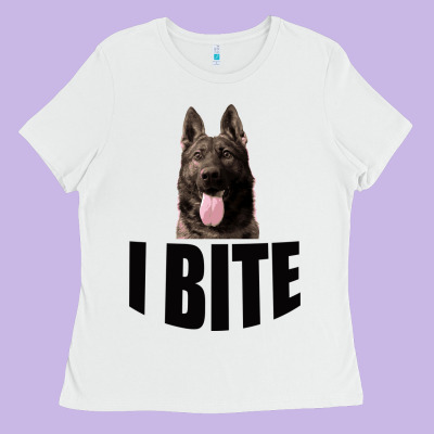 I Bite Ladies Tee Designed By Bettercallsaul