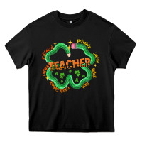 Black teacher st patricks day Heavy Core Tee - LillyAllenDesigns