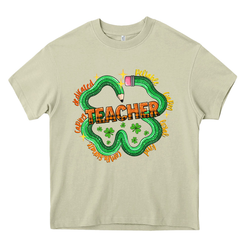 Teacher St Patricks Day Heavy Core Tee by LillyAllenDesigns | Teevron