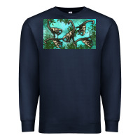 Navy brachiosaurus  sippy cup Premium Sweatshirt - Artiststas