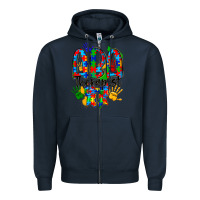 Navy aba therapist Zipper Hoodie - CowhideDigitalArt