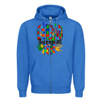 True Royal aba therapist Zipper Hoodie - CowhideDigitalArt