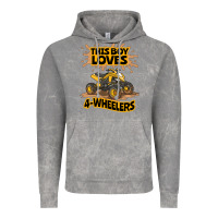 Cloud Rock Kids Atv Outfit 4 Wheeler Mudding Gift- Boys Four Wheeler Vintage Hoodie - minhPixels