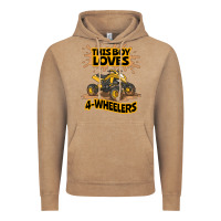 Vintage Coffee Kids Atv Outfit 4 Wheeler Mudding Gift- Boys Four Wheeler Vintage Hoodie - minhPixels