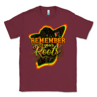 Burgundy remember your roots Classic Tee - NancyCooperArtShop