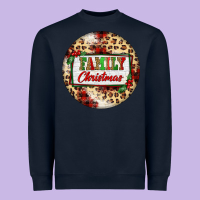 Family Christmas Heavyweight Sweatshirt Designed By Fadigitalartstudio
