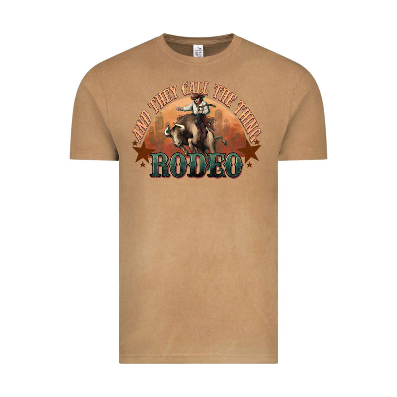 And They Call The Thing Rodeo Bull Bullfighter Vintage Tee by HowdyJamesFarm | Teevron