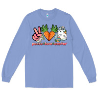 Colony Blue Peace love Easter Day Long Sleeve Tee - HowdyJamesFarm