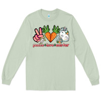 Matcha Peace love Easter Day Long Sleeve Tee - HowdyJamesFarm