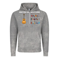 Cloud Rock Guitars How it Started How It's Going Guitar Players Funny Vintage Hoodie - minhPixels