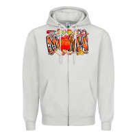 Dove Grey basketball mama Zipper Hoodie - CowhideDigitalArt