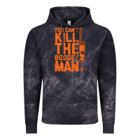 Cloud Black oogeyman halloween horror distressed quote orange Vintage Hoodie - minhPixels