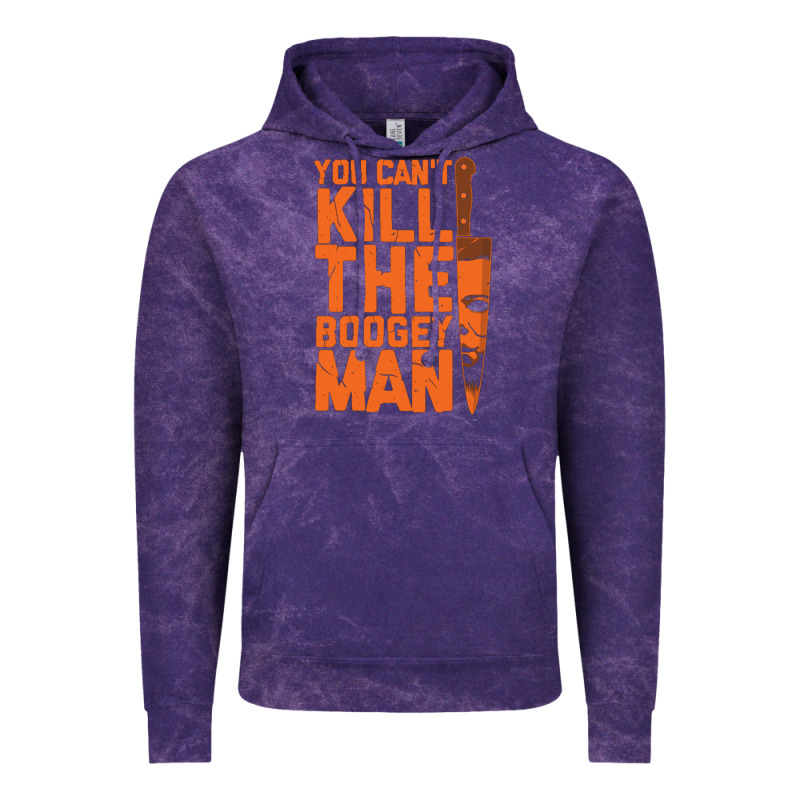 Oogeyman Halloween Horror Distressed Quote Orange Vintage Hoodie by minhPixels | Teevron