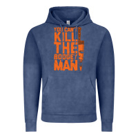 Vintage Denim oogeyman halloween horror distressed quote orange Vintage Hoodie - minhPixels