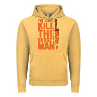 Vintage Mustard oogeyman halloween horror distressed quote orange Vintage Hoodie - minhPixels