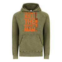 Vintage Olive oogeyman halloween horror distressed quote orange Vintage Hoodie - minhPixels