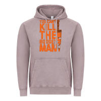 Vintage Zinc oogeyman halloween horror distressed quote orange Vintage Hoodie - minhPixels