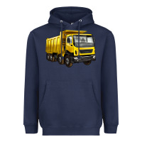 Navy dump truck Heavyweight Hoodie - Artiststas