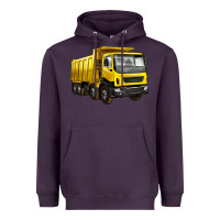Plum dump truck Heavyweight Hoodie - Artiststas
