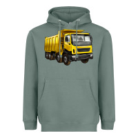Sage dump truck Heavyweight Hoodie - Artiststas