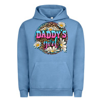 Pigment Pebble Blue daddy's girl Urban Hoodie - AdoDesignShop