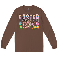 Chestnut Easter Day with rabbit Long Sleeve Tee - HowdyJamesFarm