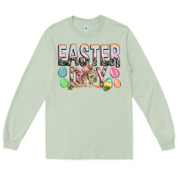 Matcha Easter Day with rabbit Long Sleeve Tee - HowdyJamesFarm