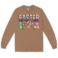 Toasted Coconut Easter Day with rabbit Long Sleeve Tee - HowdyJamesFarm