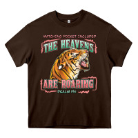 Chocolate Brown the heavens are roaring Heavy Core Tee - LillyAllenDesigns