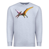 Heather Grey dinosaur pterodactyl Premium Sweatshirt - Artiststas