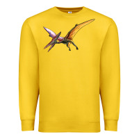 Lemon dinosaur pterodactyl Premium Sweatshirt - Artiststas