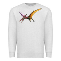 Oatmeal Heather dinosaur pterodactyl Premium Sweatshirt - Artiststas