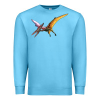 Ocean Blue dinosaur pterodactyl Premium Sweatshirt - Artiststas