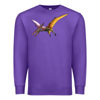 Purple dinosaur pterodactyl Premium Sweatshirt - Artiststas