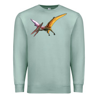 Seafoam dinosaur pterodactyl Premium Sweatshirt - Artiststas