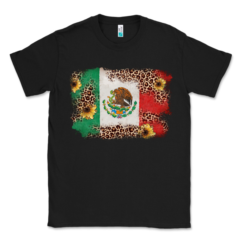 Mexican Flag With Leopard Classic Tee by texasbilliewilder | Teevron