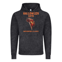 Vintage Black Halloween 1978 Holiday Spooky Myers Pumpkin Haddonfield Vintage Hoodie - minhPixels