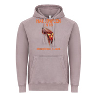 Vintage Zinc Halloween 1978 Holiday Spooky Myers Pumpkin Haddonfield Vintage Hoodie - minhPixels