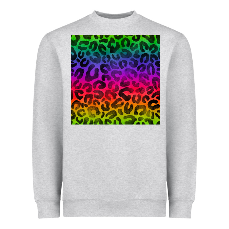 Colorful Leopard Seamless Pattern Heavyweight Sweatshirt by BundleAndBundleShop | Teevron