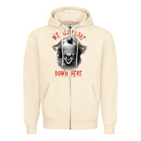 Sandshell It Movie Pennywise We All Float Down Here Zipper Hoodie - minhPixels