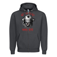 Smoke It Movie Pennywise We All Float Down Here Zipper Hoodie - minhPixels