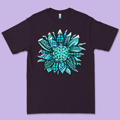 Winter Sunflower Premium Tee Designed By Jasminsmagicworld