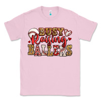 Bubblegum Pink busy raising ballers baseball Classic Tee - Jasminsmagicworld