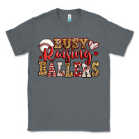 Charcoal Heather busy raising ballers baseball Classic Tee - Jasminsmagicworld