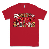 Red busy raising ballers baseball Classic Tee - Jasminsmagicworld