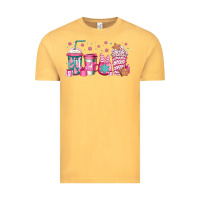 Vintage Mustard pink Christmas coffee Vintage Tee - Jasminsmagicworld