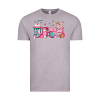 Vintage Zinc pink Christmas coffee Vintage Tee - Jasminsmagicworld