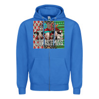 True Royal mooey Christmas Zipper Hoodie - CowhideDigitalArt