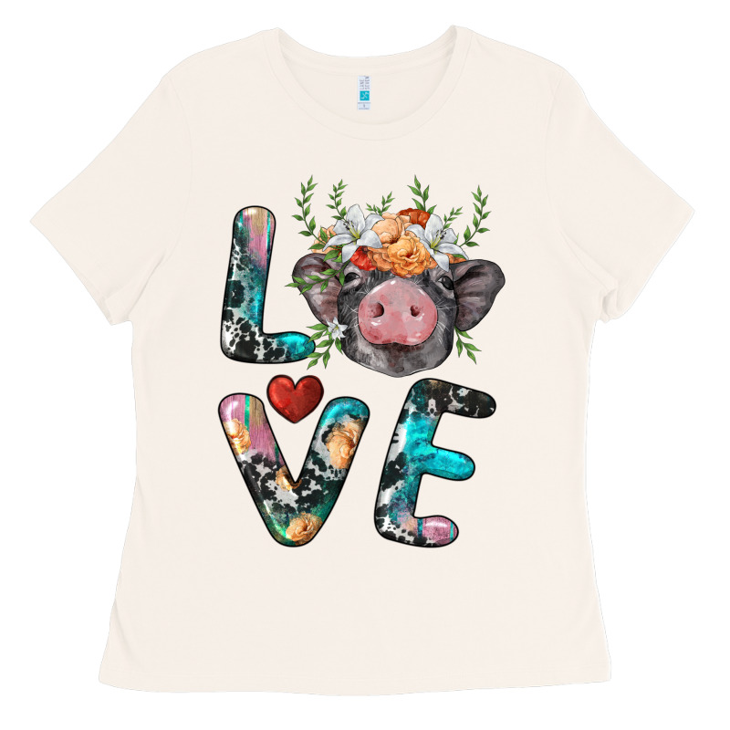 Pig Love Ladies Tee by BarkalooDesign | Teevron